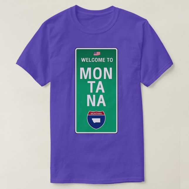 Camiseta Bem-vindo a Montana (Frente do Design)