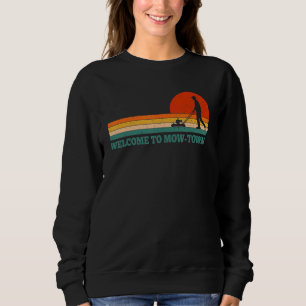 Camiseta Bem-vindo a Mow Town de Corte de Grama Cortador de