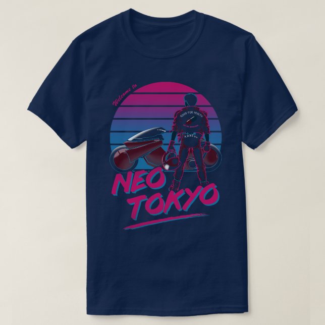 Camiseta Bem-vindo a Neo Tokyo (Frente do Design)