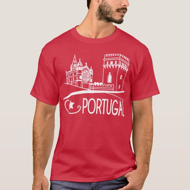 Camiseta bem-vindo a portugal (Frente)