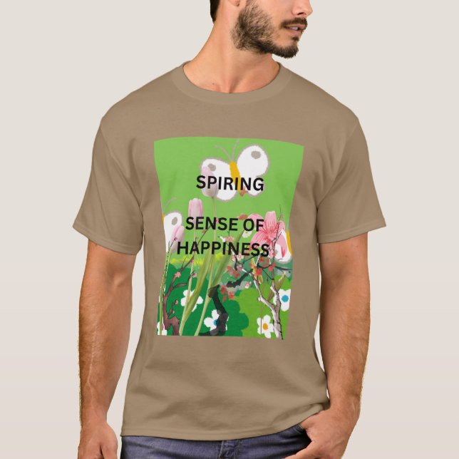 CAMISETA BEM-VINDO À PRIMAVERA (Frente)
