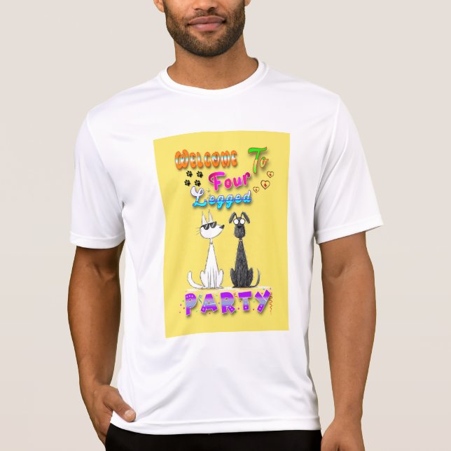 Camiseta Bem-Vindo A Quatro Festas De Perna (Frente)