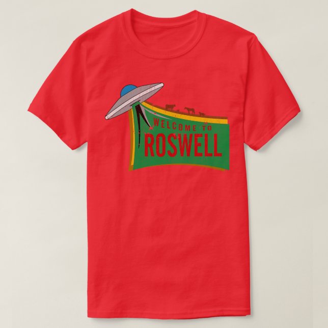 Camiseta Bem-Vindo A Roswell (Frente do Design)
