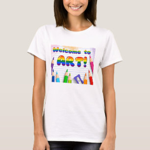 Camiseta Bem-vindo à Sala de Aula de Arte