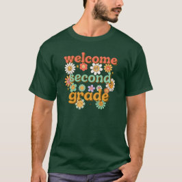 CAMISETA BEM-VINDO À SEGUNDA SÉRIE DE VOLTA À ESCOLA PRIMEI
