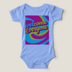 Camiseta Bem-vindo a todos design para