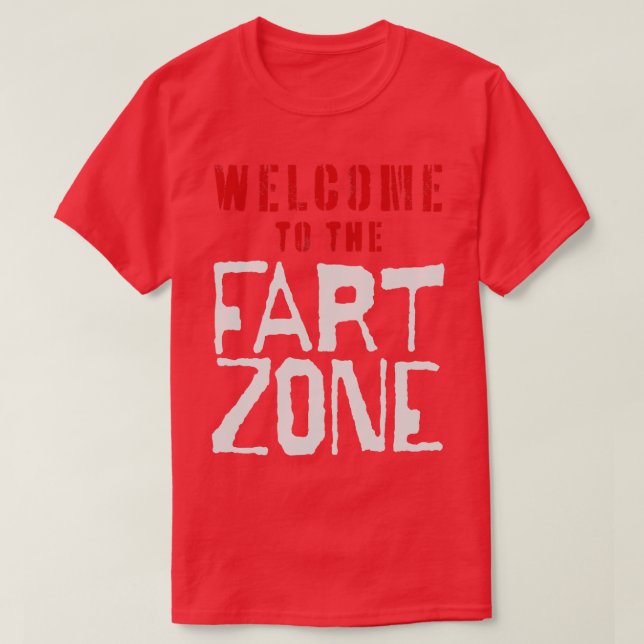 Camiseta Bem-vindo à ZONA DAS FART (Frente do Design)