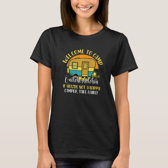 Camiseta Bem-Vindo Ao Acampamento Quitcherbitchin Camping L (Frente)