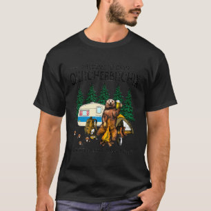 Camiseta Bem-Vindo Ao Acampamento Quitcherbitchin Um Urso C
