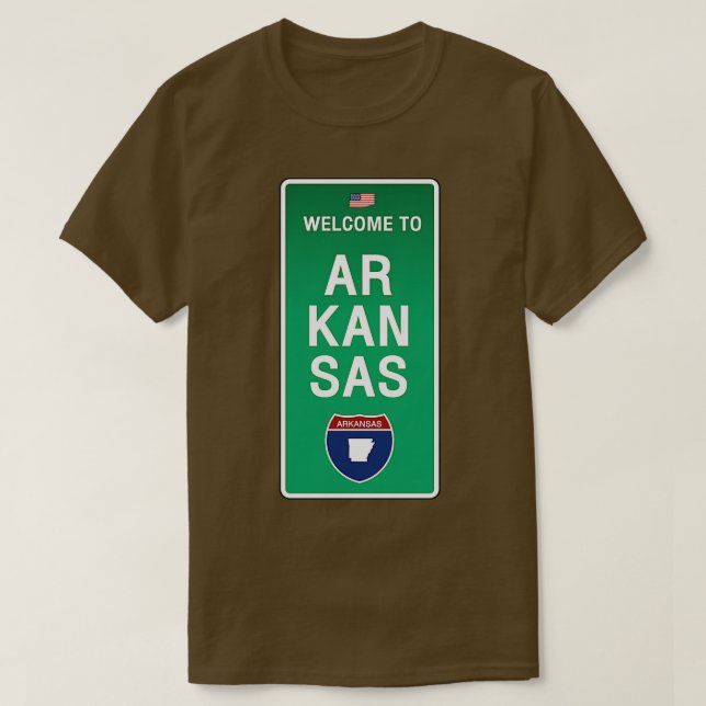 Camiseta Bem-vindo ao Arkansas TShirt (Frente do Design)