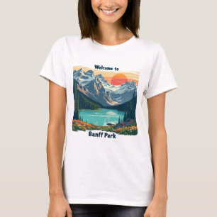 Camiseta Bem-vindo ao Banff National Canadian Park