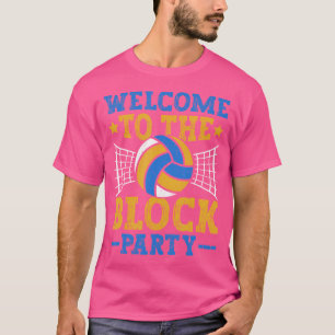 Camiseta Bem-Vindo Ao Bloco Partido Funny Voleibol