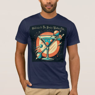 Camiseta Bem-vindo ao Clube do Martini Atômico Era Espacial