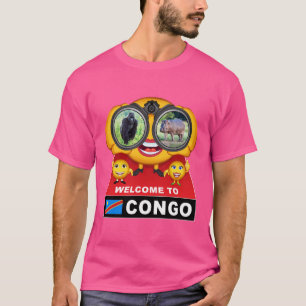 Camiseta Bem-vindo ao Congo