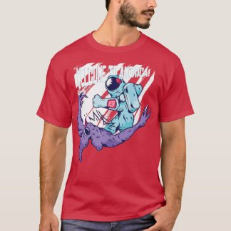 Camiseta Bem-Vindo Ao Design De Cosmia Astral Americano