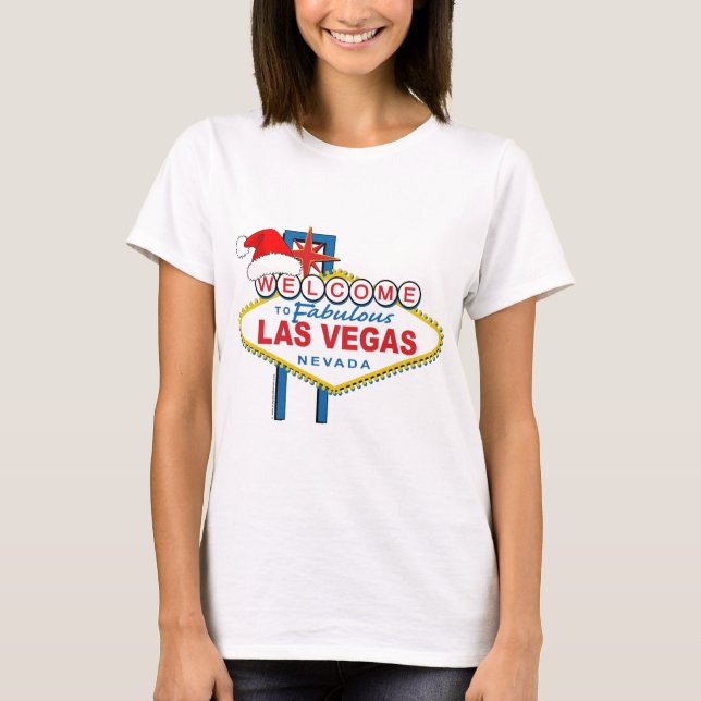Camiseta Bem-vindo ao fabuloso Natal de Las Vegas (Frente)