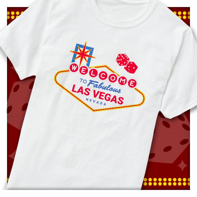 Camiseta Bem-Vindo Ao Fabuloso Sinal De Las Vegas Trip Las  (Criador carregado)