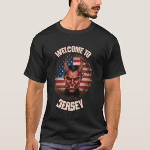 Camiseta Bem-vindo ao Folclore de Criptozoologia do Diabo d
