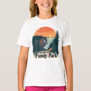 Camiseta Bem-vindo ao Fundy National Canadian Park