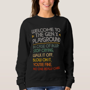Camiseta Bem-Vindo Ao Gen X Playground Funny Generation X