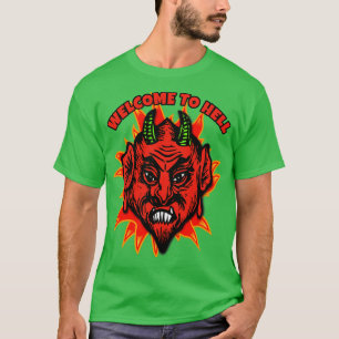 CAMISETA BEM-VINDO AO INFERNO COM O DEVIL