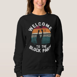 Camiseta Bem-Vindo Ao Jogador De Voleibol De Praia Do Bloco