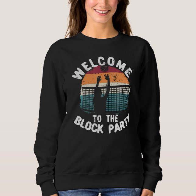 Camiseta Bem-Vindo Ao Jogador De Voleibol De Praia Do Bloco (Frente)