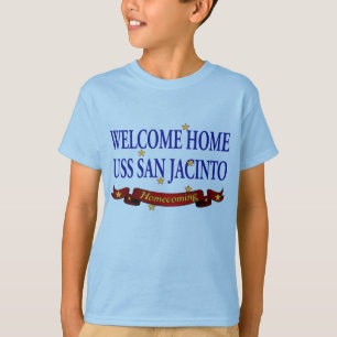 Camiseta Bem-vindo ao lar USS San Jacinto