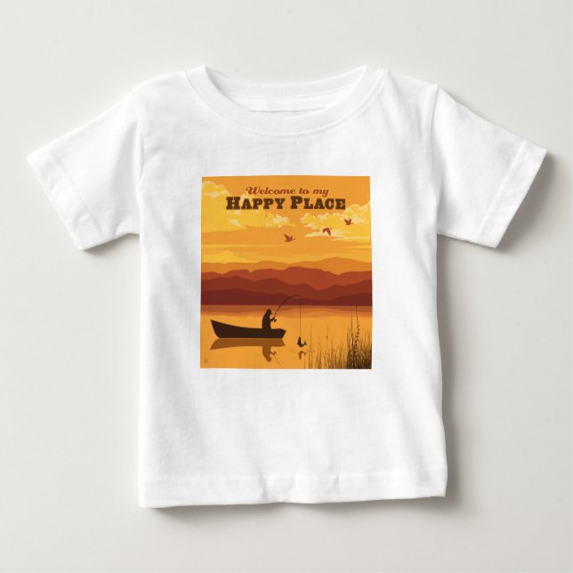 Camiseta Bem-Vindo Ao Meu Lugar Feliz (Frente)