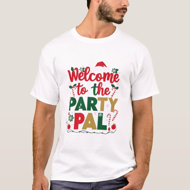 Camiseta Bem-vindo ao Natal do Partido Pal (Frente)