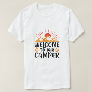 Camiseta Bem-vindo ao nosso design de trailer