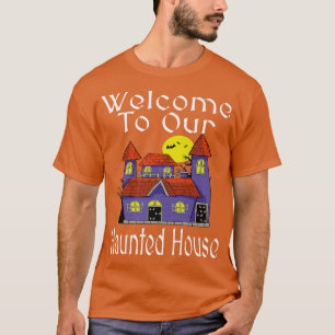 Camiseta Bem-Vindo Ao Nosso Dia de as Bruxas engraçado Da C