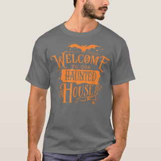 Camiseta Bem-Vindo Ao Nosso Hallow De Bat De Aranha-Aranha