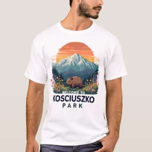 Camiseta Bem-vindo ao Parque Nacional Australiano de Kosciu