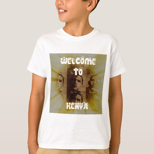 Camiseta Bem-vindo ao Quênia (Frente)