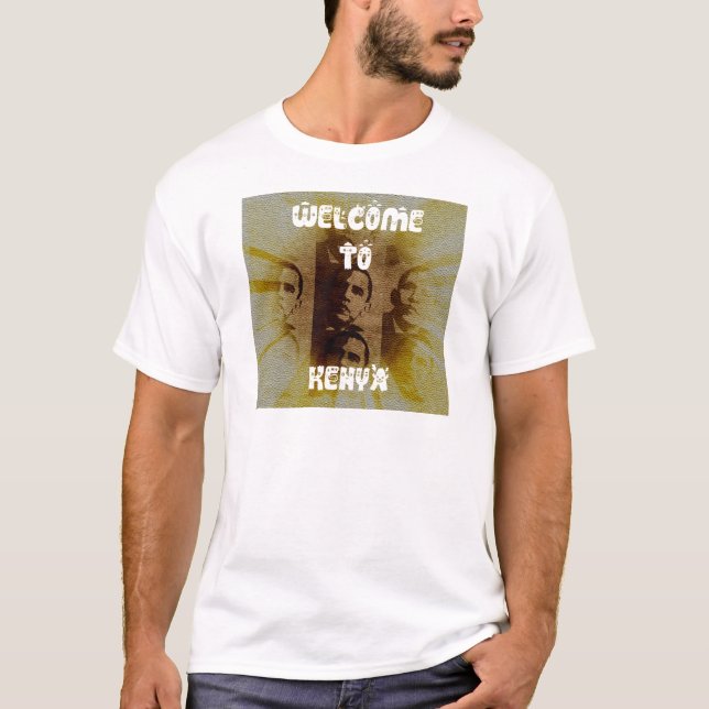 Camiseta Bem-vindo ao Quênia (Frente)