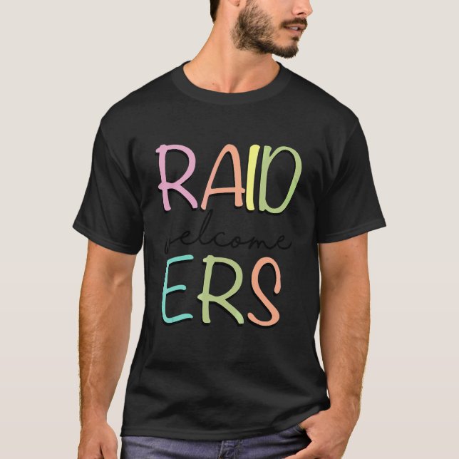 Camiseta Bem-vindo ao Raid Ers Orgulho Escolar Bem-vindo Fã (Frente)