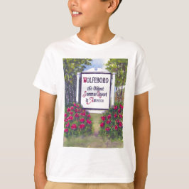 Camiseta Bem-vindo ao Sinal de Wolfeboro NH