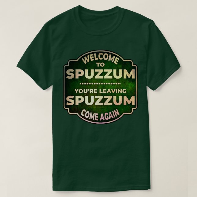 Camiseta Bem-vindo ao SPUZZUM BC (Frente do Design)