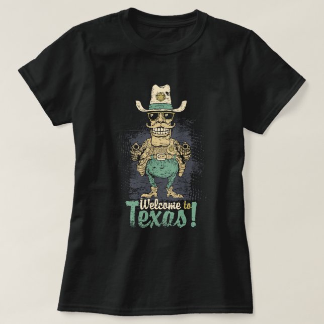 Camiseta Bem-Vindo Ao Texas (Frente do Design)