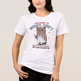 Camiseta Bem-vindo ao turno da noite