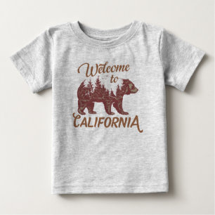 Camiseta Bem-vindo ao Urso da Califórnia