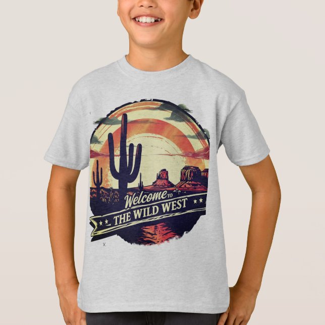 Camiseta Bem-vindo ao Velho Oeste (Frente)