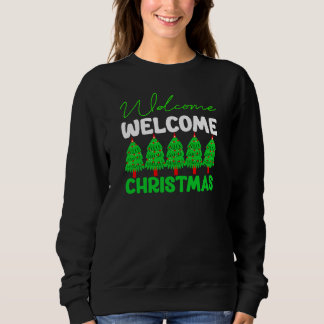 Camiseta Bem-vindo Árvore de Natal Design de Feriado-85600
