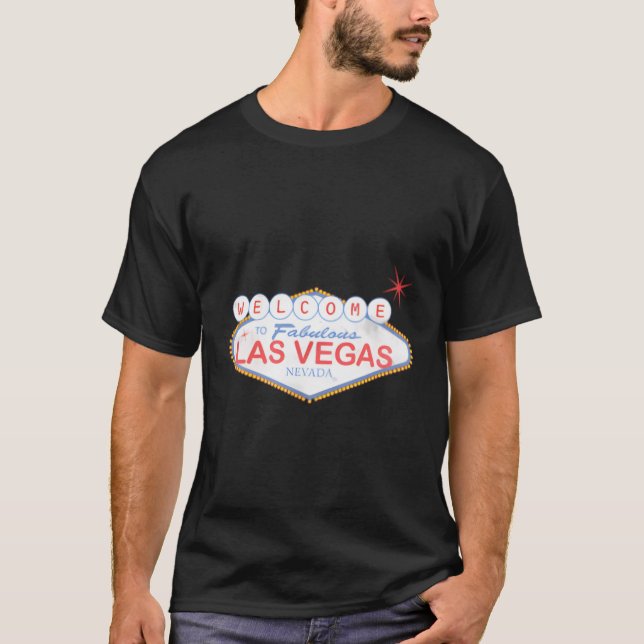 Camiseta Bem-Vindo Às Férias De Sinais De Las Vegas (Frente)