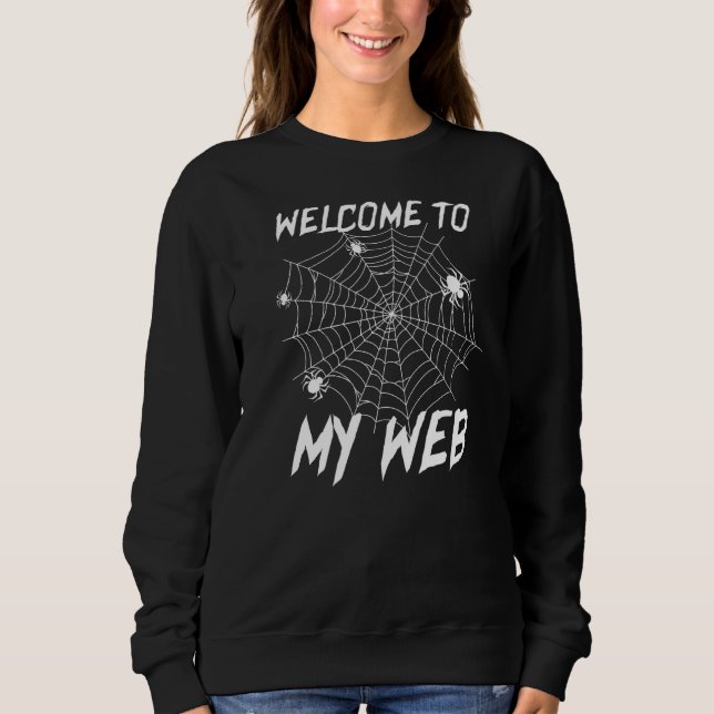 Camiseta Bem-Vindo Às Minhas Aranhas Da Web (Frente)