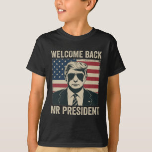 Camiseta Bem-vindo Byck Sr. Presidente Donald Trump Vitória