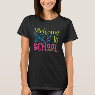 Camiseta Bem-Vindo De Volta À Apreciação Do Professor De Ca