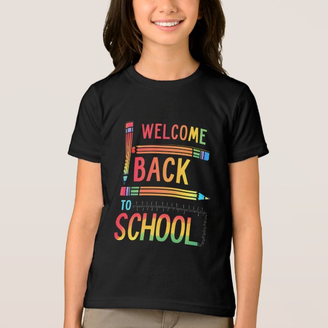 Camiseta  Bem-vindo de Volta à Escola  (Frente)