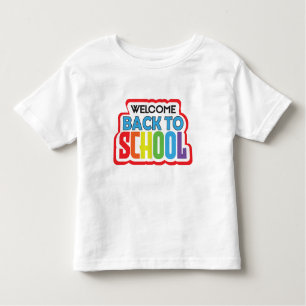 Camiseta Bem-vindo de volta à escola